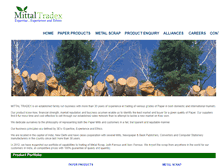 Tablet Screenshot of mittaltradex.com